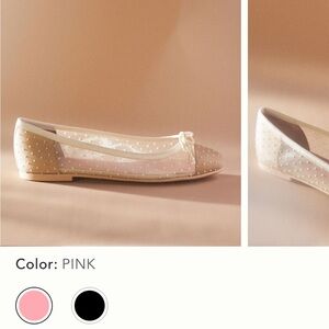 NWT  NEW Never worn Pretty Ballerinas Pink Flats Timeless Design